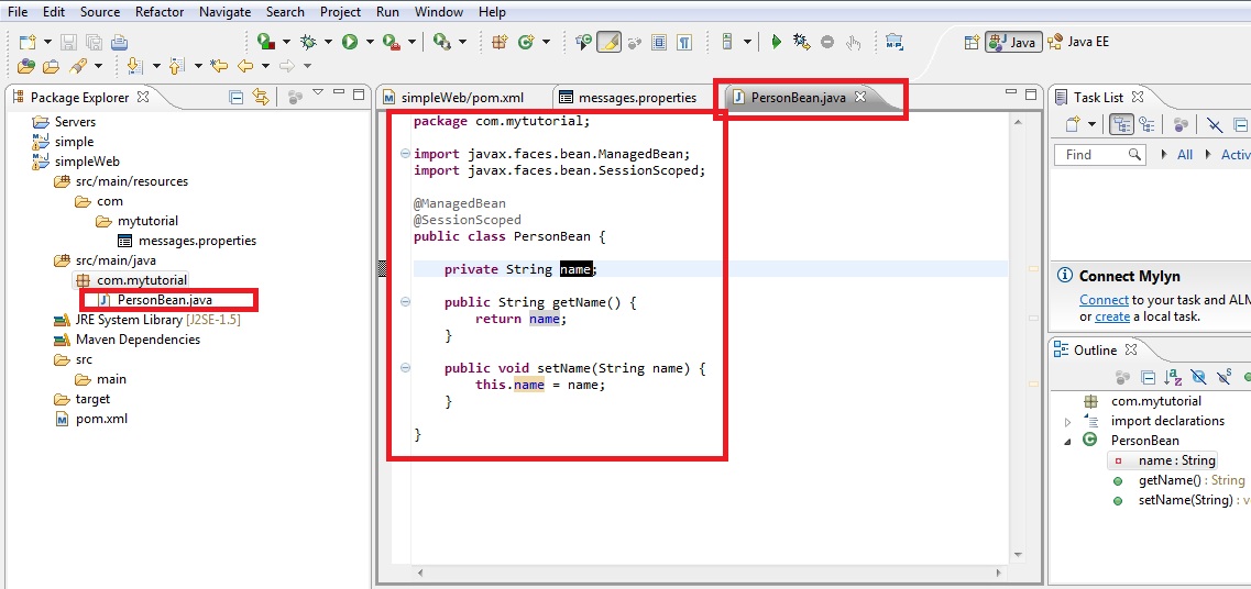 JSF TUTORIAL jsf tutorial:
