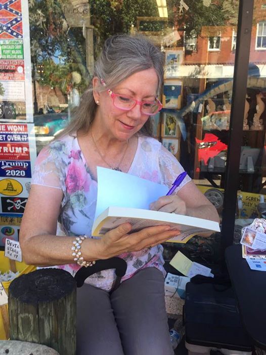 Book signing at Sea Jade's on Centre St., Fernandina Beach on Amelia Island, Florida