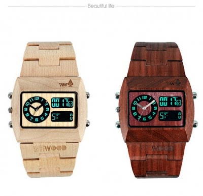 Beautiful Men's Wooden Full Color Watches By WeWood