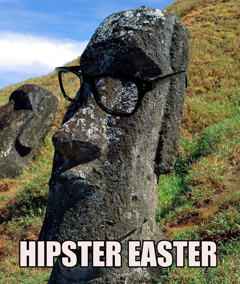 hipster easter
