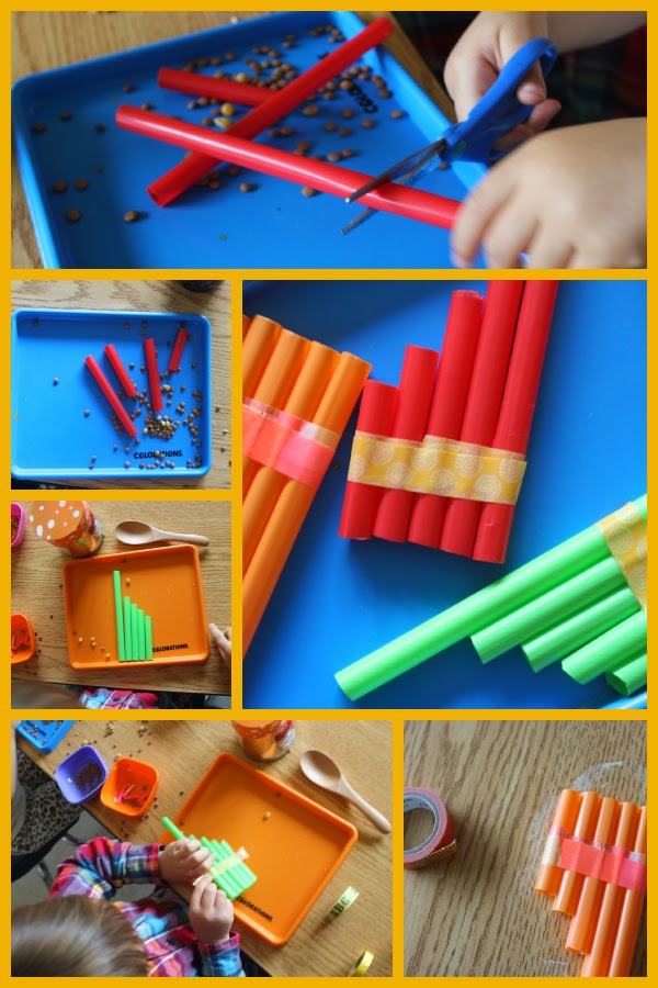 scrumdillydo! diy straw whistles {panpipes}