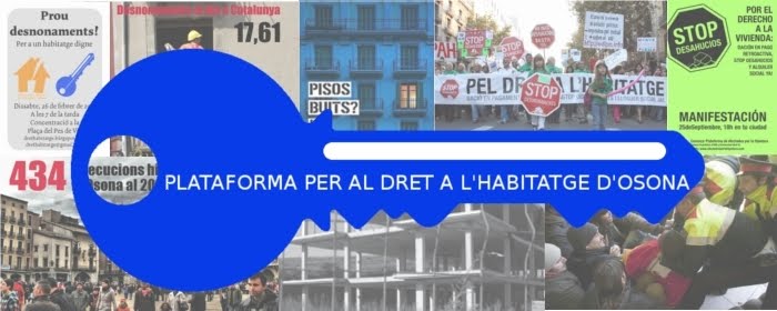 Plataforma per al dret a l'habitatge a Osona 