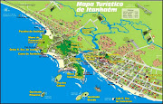 Mapas turístico de Itanhaém – SP
