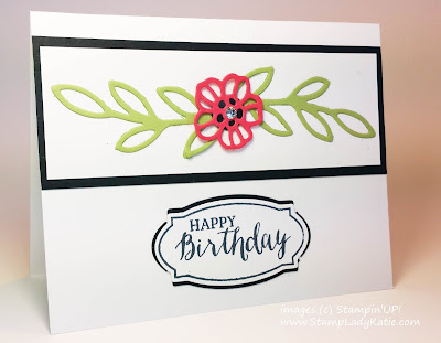 card made with Stampin'UP!'s Rose Wonder Stamps and Rose Garden Die 