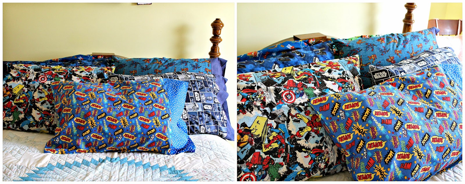 Freshly Completed 21 Pillowcases