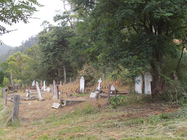 Just a few of the graves in our 30 plot cemetry earliest 1840