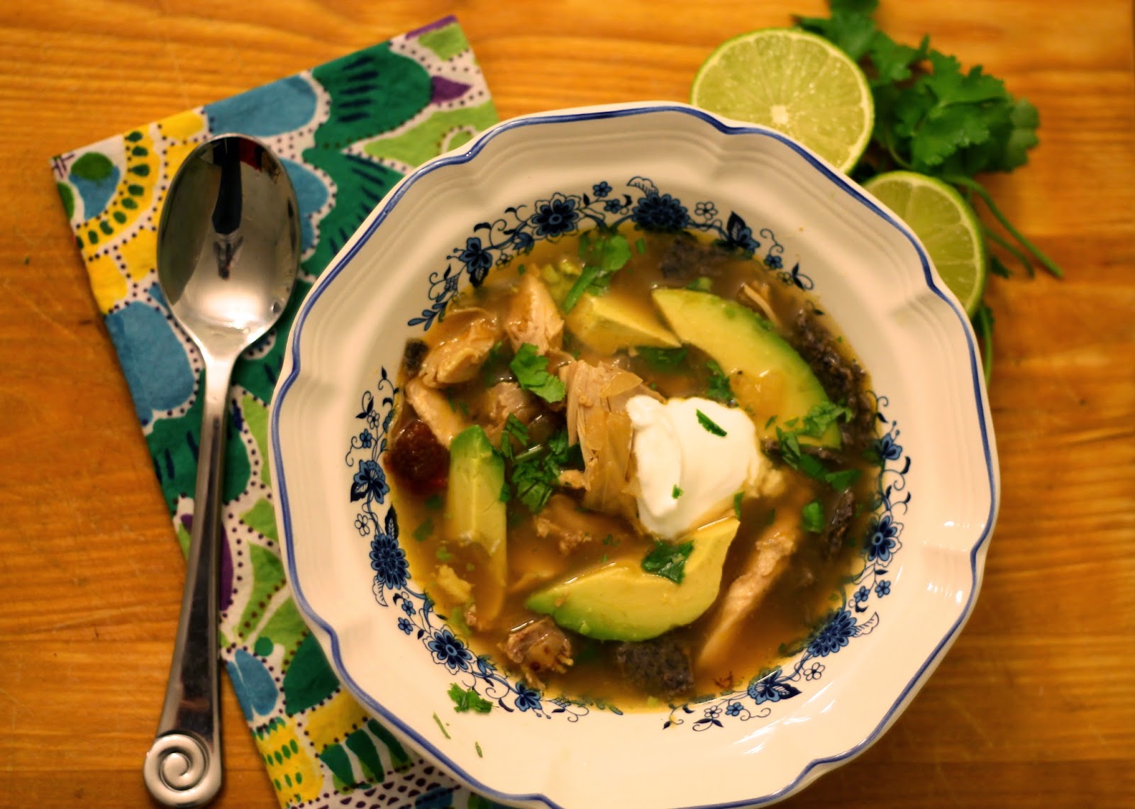 Young and Entertaining Mexican Chicken Lime Soup