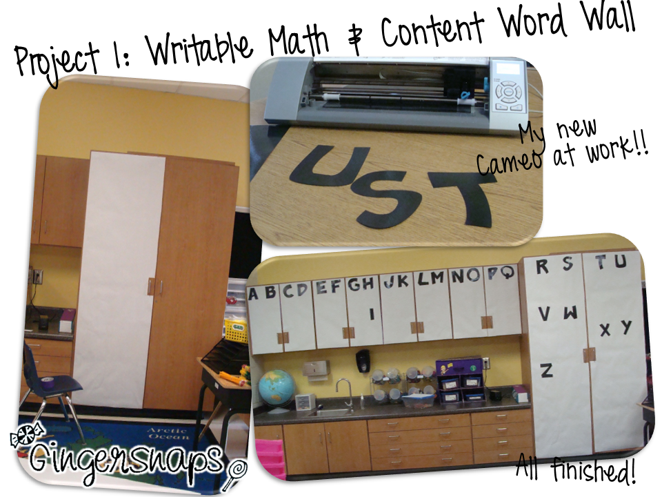 Ginger Snaps Easy Classroom DIY Projects and a FREEBIE!!