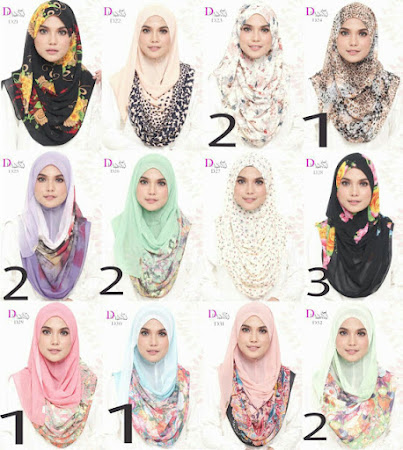 Lets Be Stylish Pelbagai Tudung Instant Sarung Je Skg Tengah SALE TAU!!!