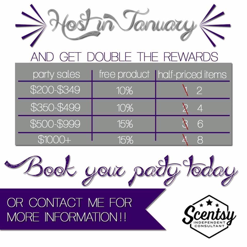 wickless allstars scentsy double host rewards january 2016 scentsy host flyer
