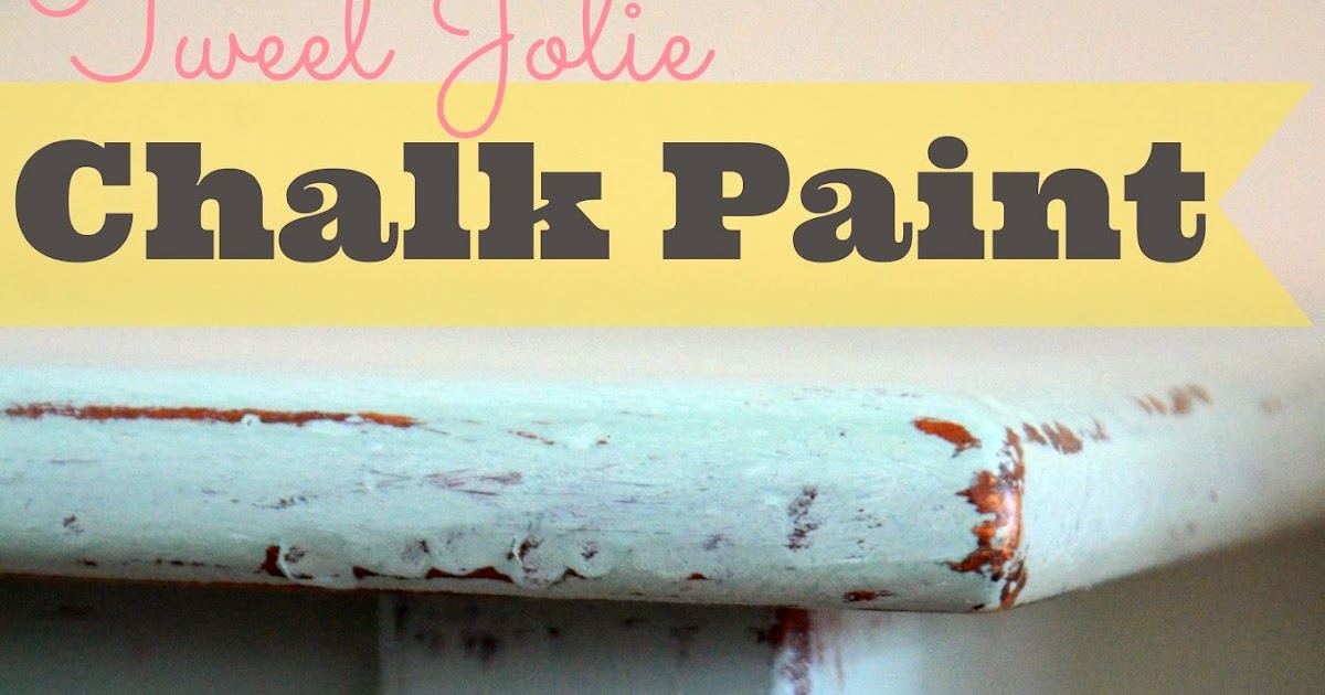 tweet jolie Chalk Paint Virgin