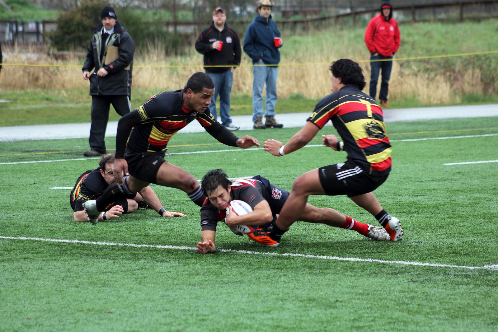 VRC Rugby Rowers split on the road in Seattle
