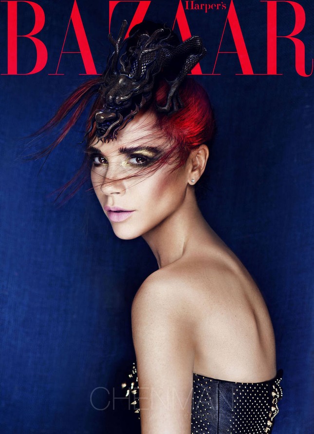 People: Victoria Beckham sexy en couverture du magazine Bazaar Chine