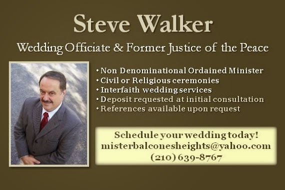 Wedding Official & former Judge