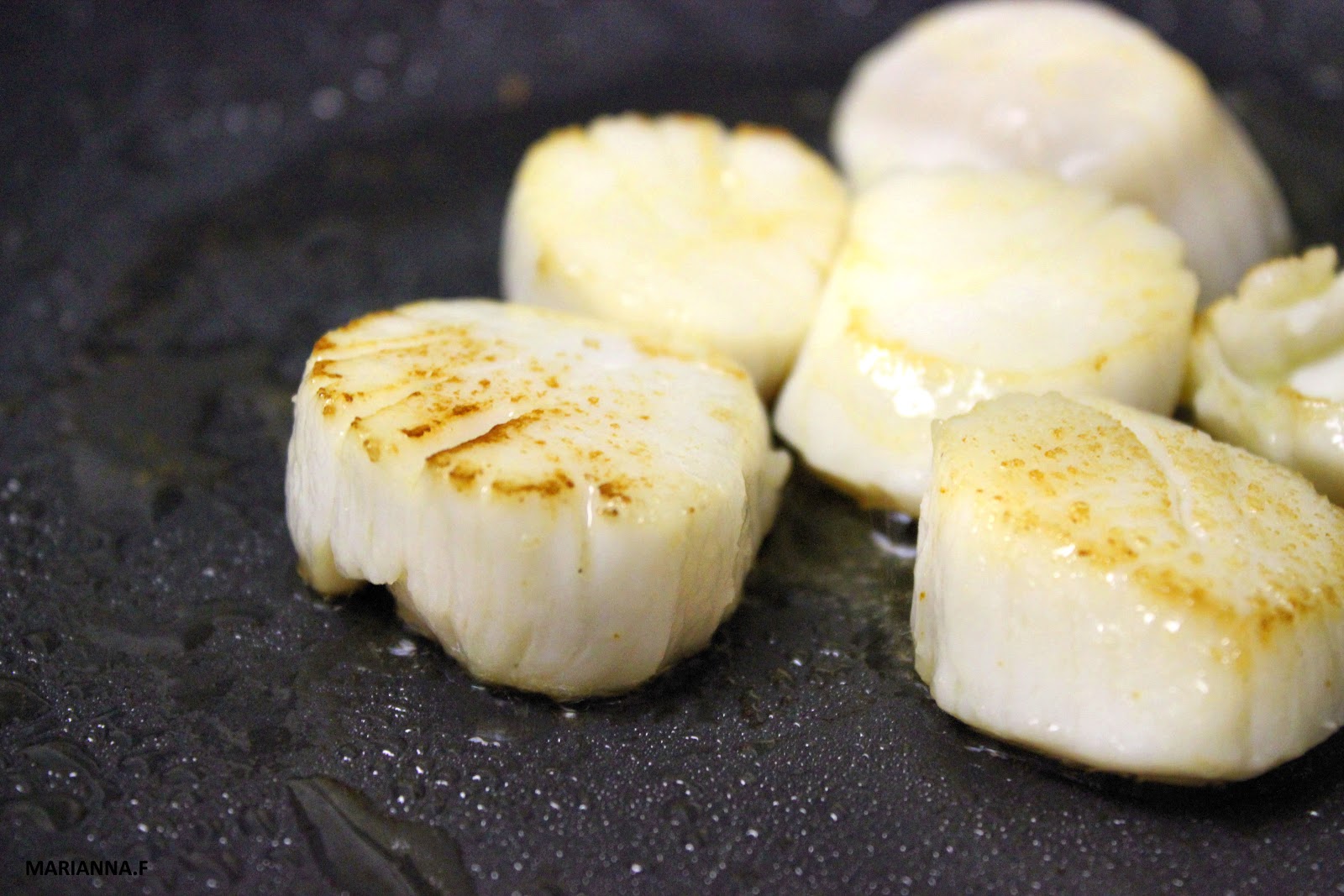 Swirl & Scramble Orange, Vermouth & Scallops