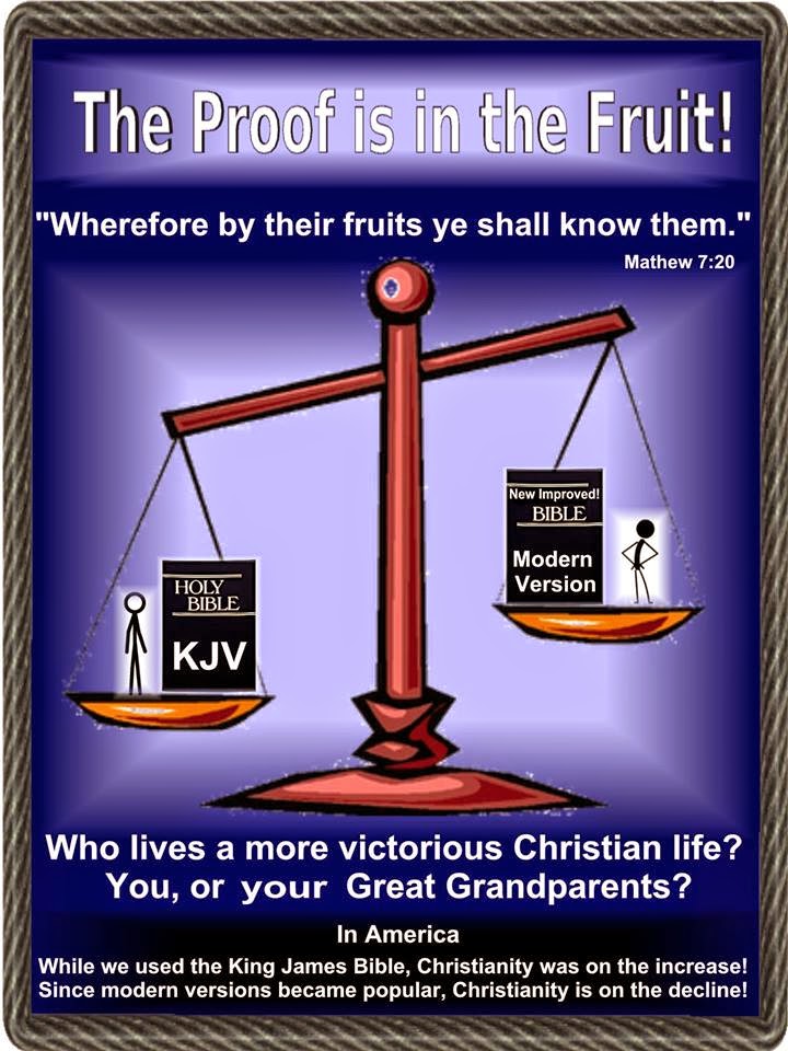 CGSJ Get Some Jesus) Modern versions bear no fruit! The KJV will