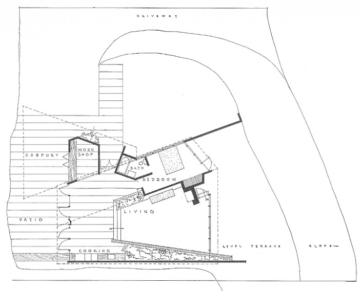 Sheats-goldstein residence designed by john lautner, built between Modern Homes Los Angeles: John Lautner - The Bergren Residence for Sale