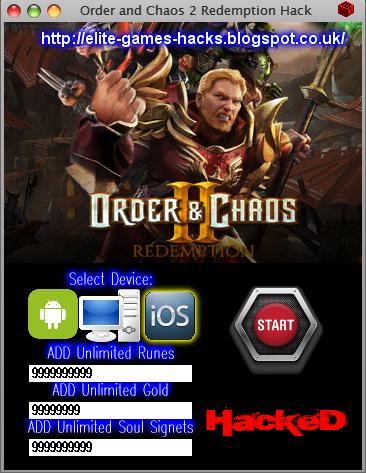 Order Chaos 2: Redemption Hack Runes and Unlimited Gold