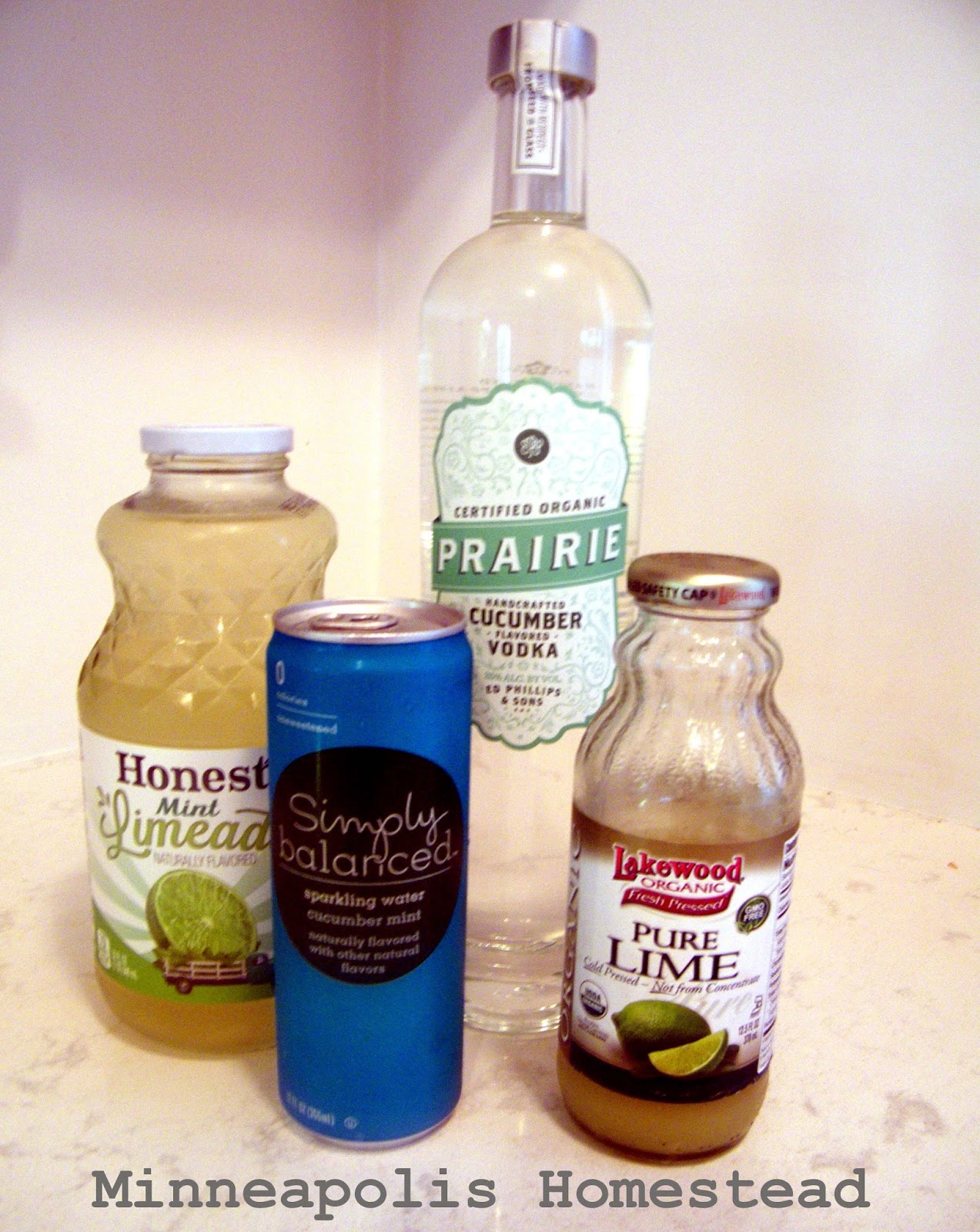 Minneapolis Homestead Light Cucumber Lime Vodka Coolers