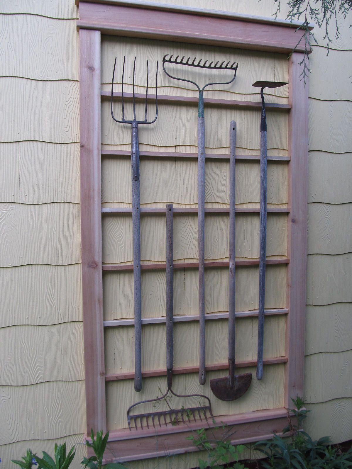 Montana Wildlife Gardener Repurposed Garden Tool Trellis