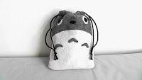 How to Make a Totoro Drawstring Bag tutorial