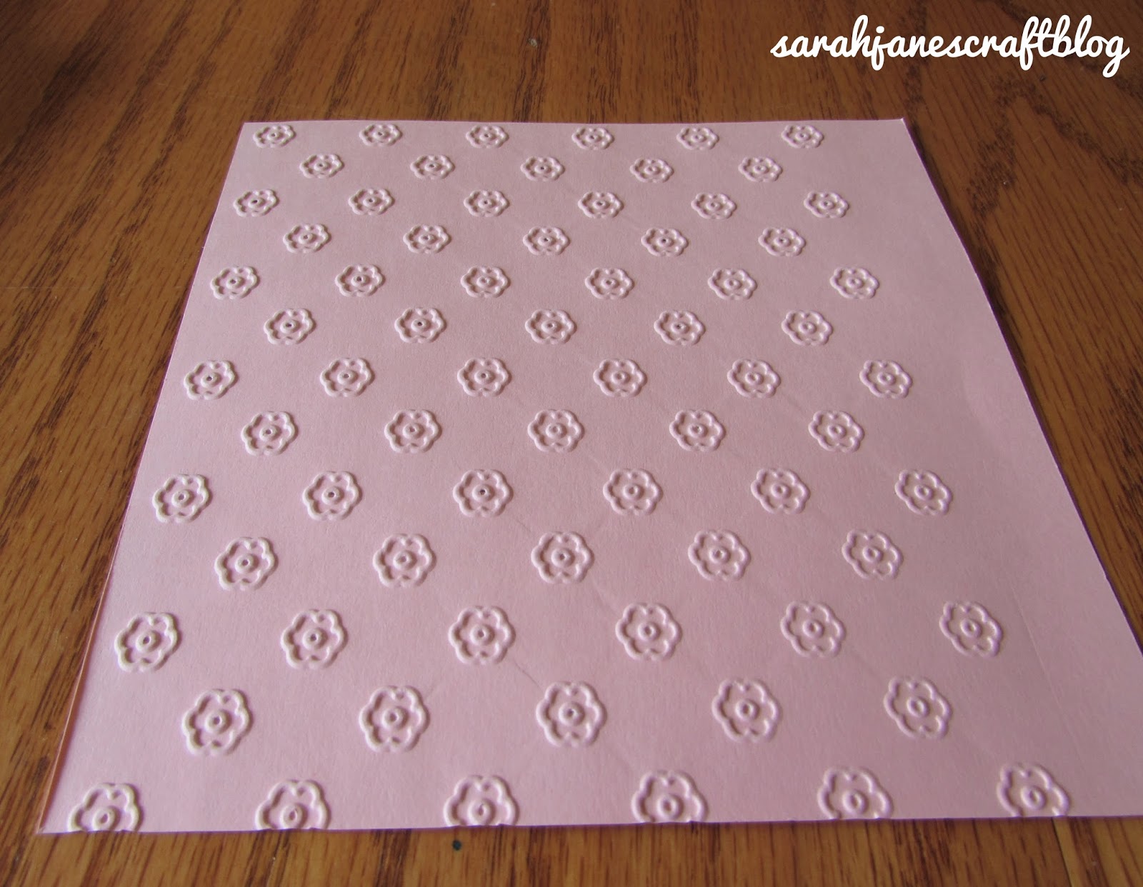 Sarah Jane's Craft Blog Embossing with a Cuttlebug