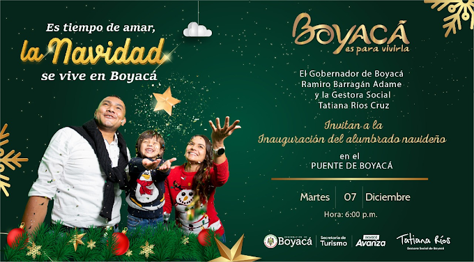 Turistas pueden disfrutar de los alumbrados navideños en el Puente de Boyacá y el Pantano de Vargas