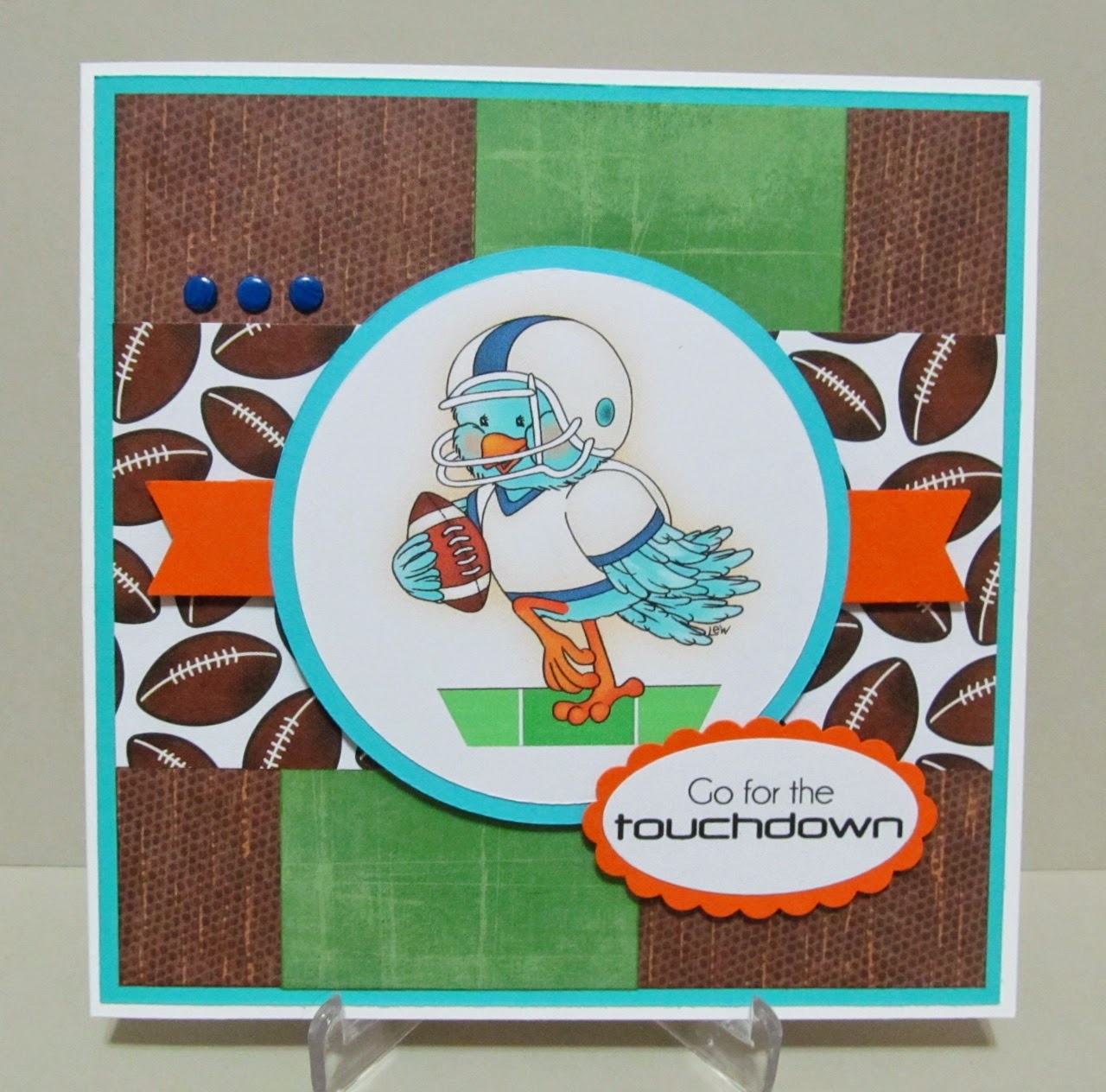 Savvy Handmade Cards Masculine Football Card