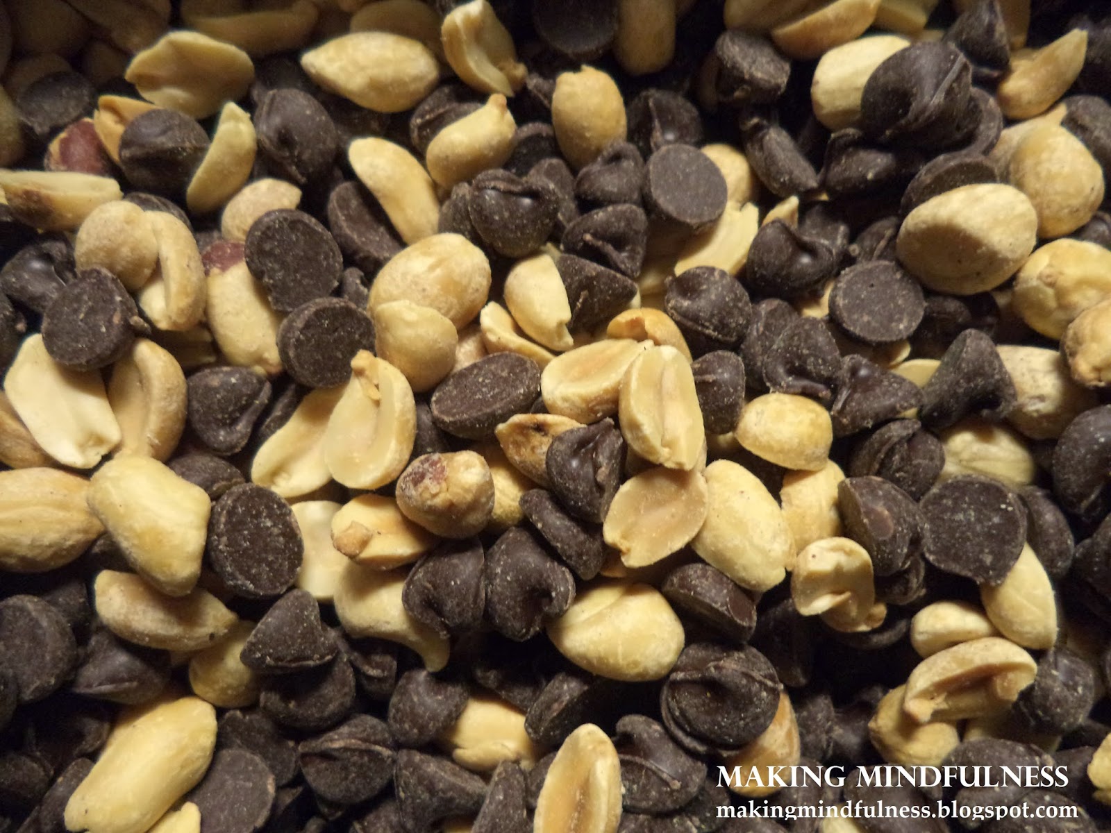 Making Mindfulness {Super} Simple Chocolate Covered Peanuts