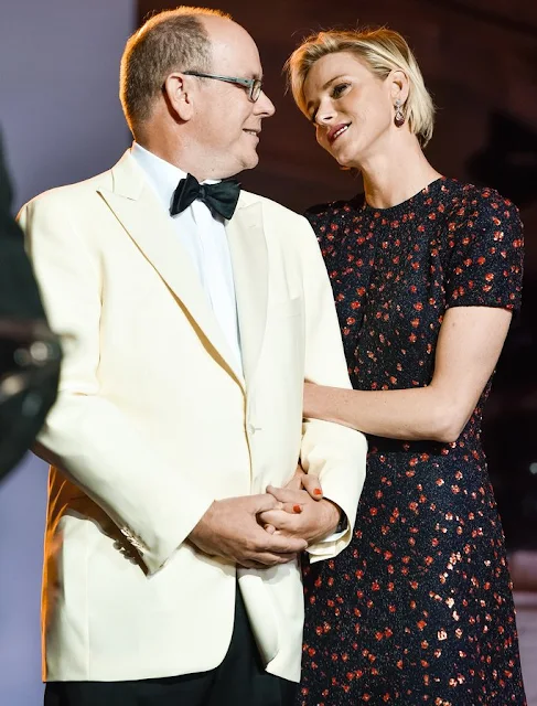 Prince Albert II of Monaco and Princess Charlene of Monaco attended the 2015 Princess Grace Awards Gala With Presenting Sponsor Christian Dior