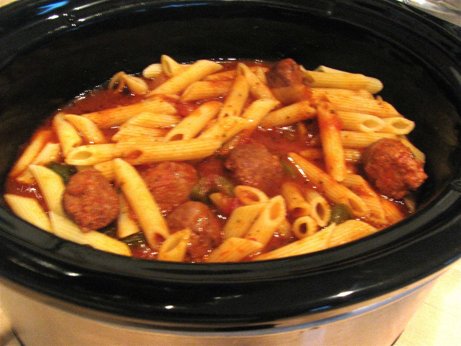 Rita's Recipes Crock Pot Sausage & Peppers