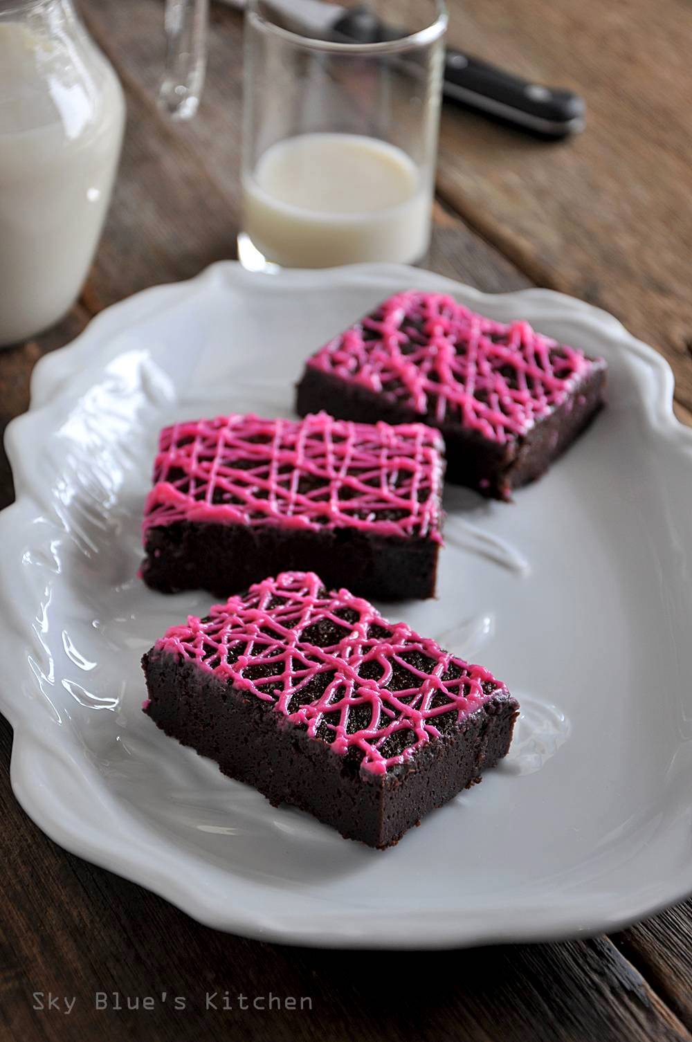 Melley Mey's Kitchen Lower Fat Fudge Brownies / Yogurt Brownies