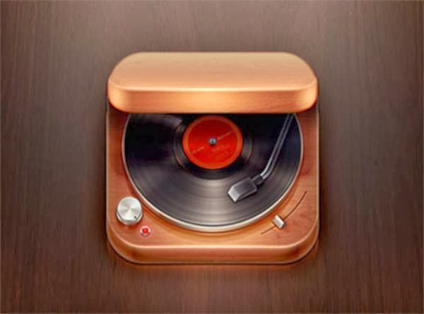 Record Player iOS Icon Record Player iOS Icon