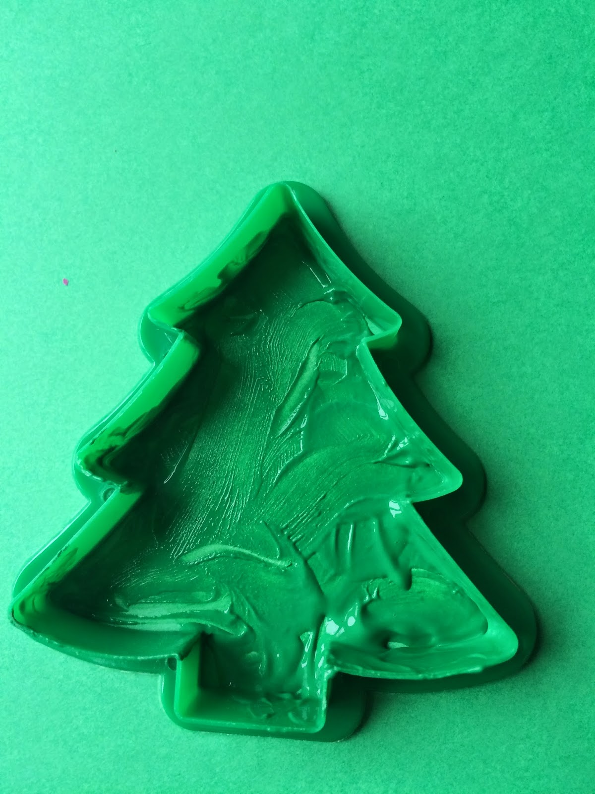 Mini and Mommies Christmas Tree Finger Paint Kids' Art Activity