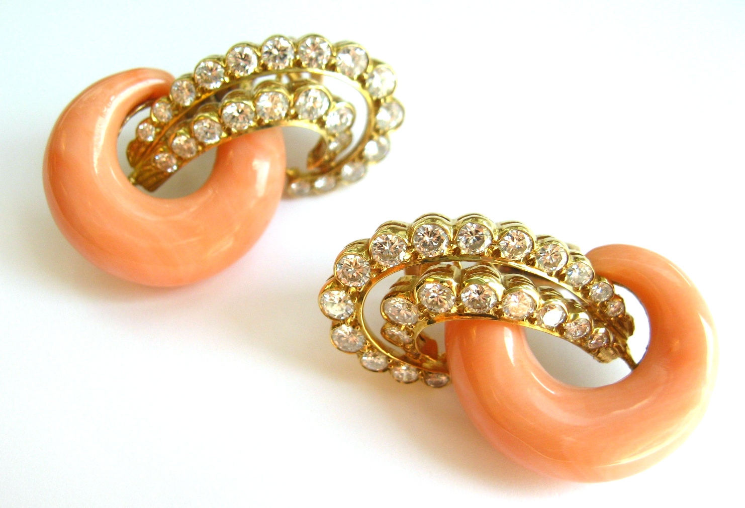 Antique Coral Earrings