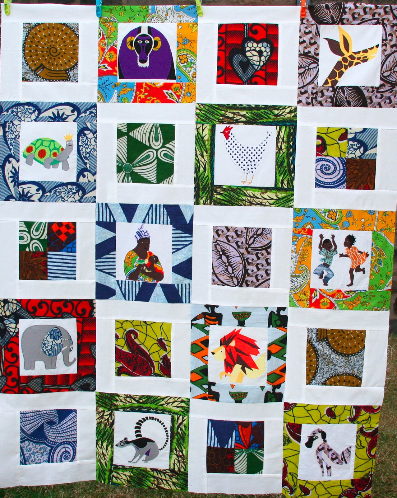 Quilty Kilty An African inspired quilt for charity