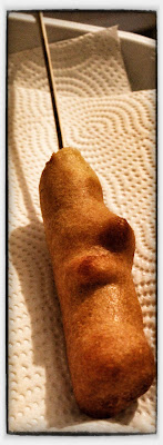 corn dog on a stick, msmarmitelover's supper club