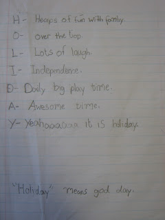 Another Busy Year: Our Holiday Acrostic Poems...