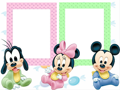 cuadro de foto bebe disney