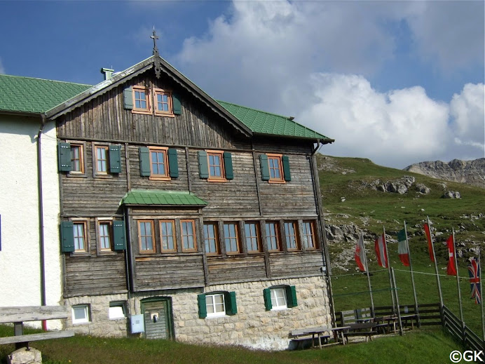 Unser Tagesziel - Schlüterhütte (2297 m)