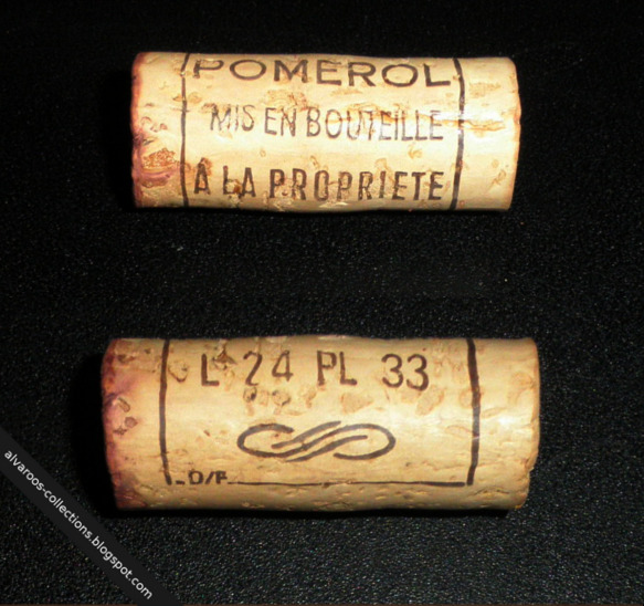 Wine cork: Pomerol L24 PL 33, D/F Wine cork: Pomerol L24 PL 33, D/F