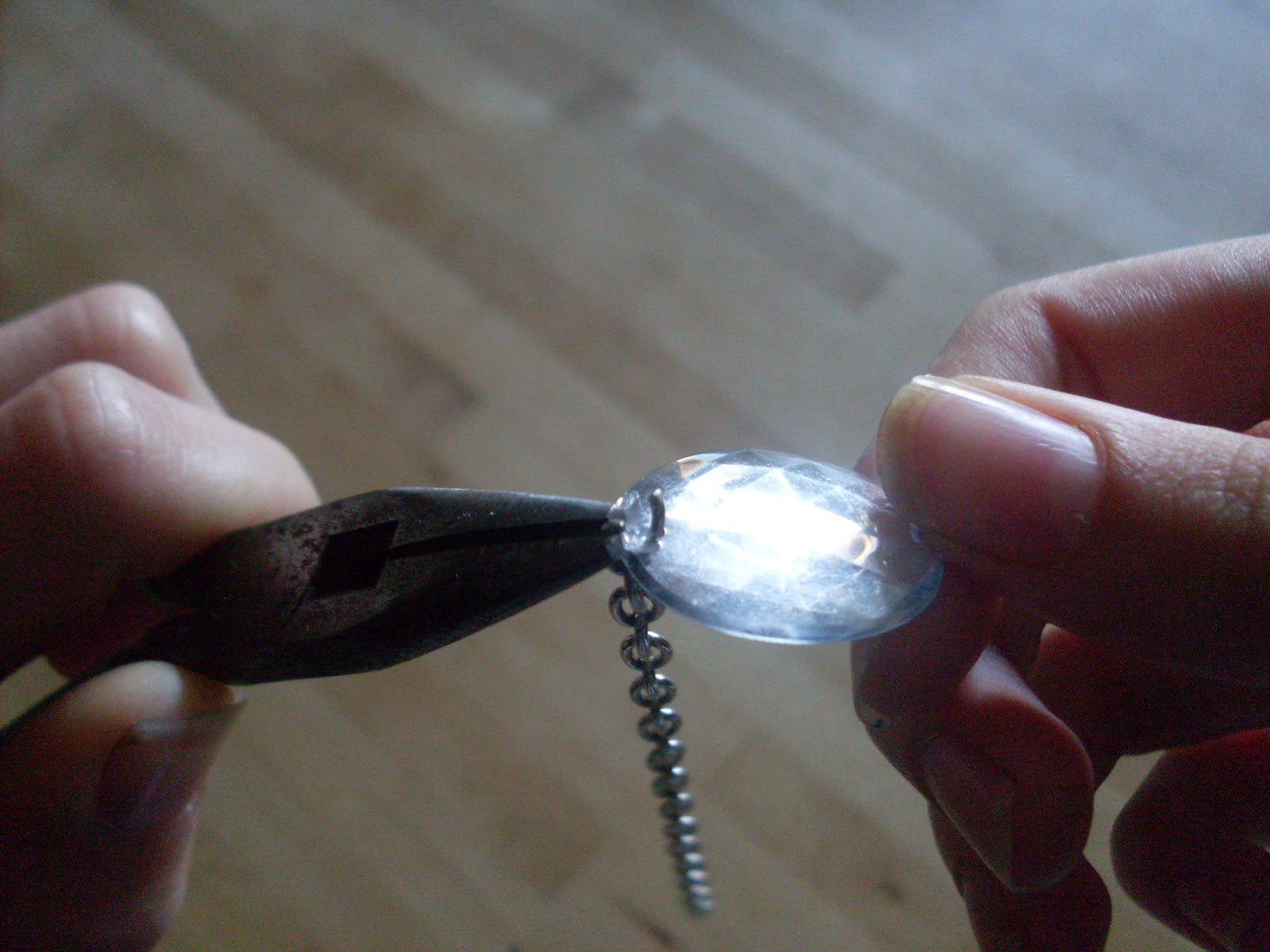 Kooky Quirky Cute DIY Jeweled Chain Headbands