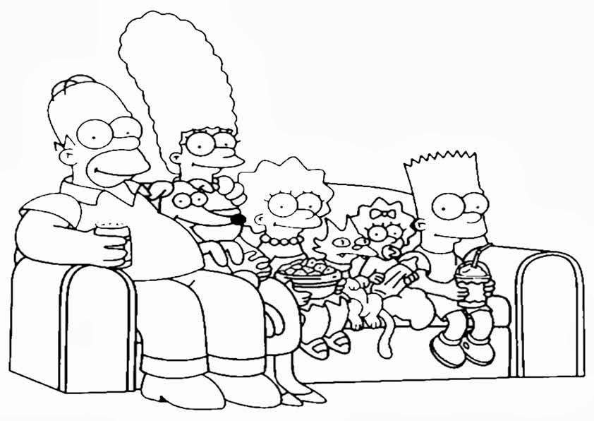 SIMPSONS MALVORLAGEN SIMPSONS MALVORLAGEN