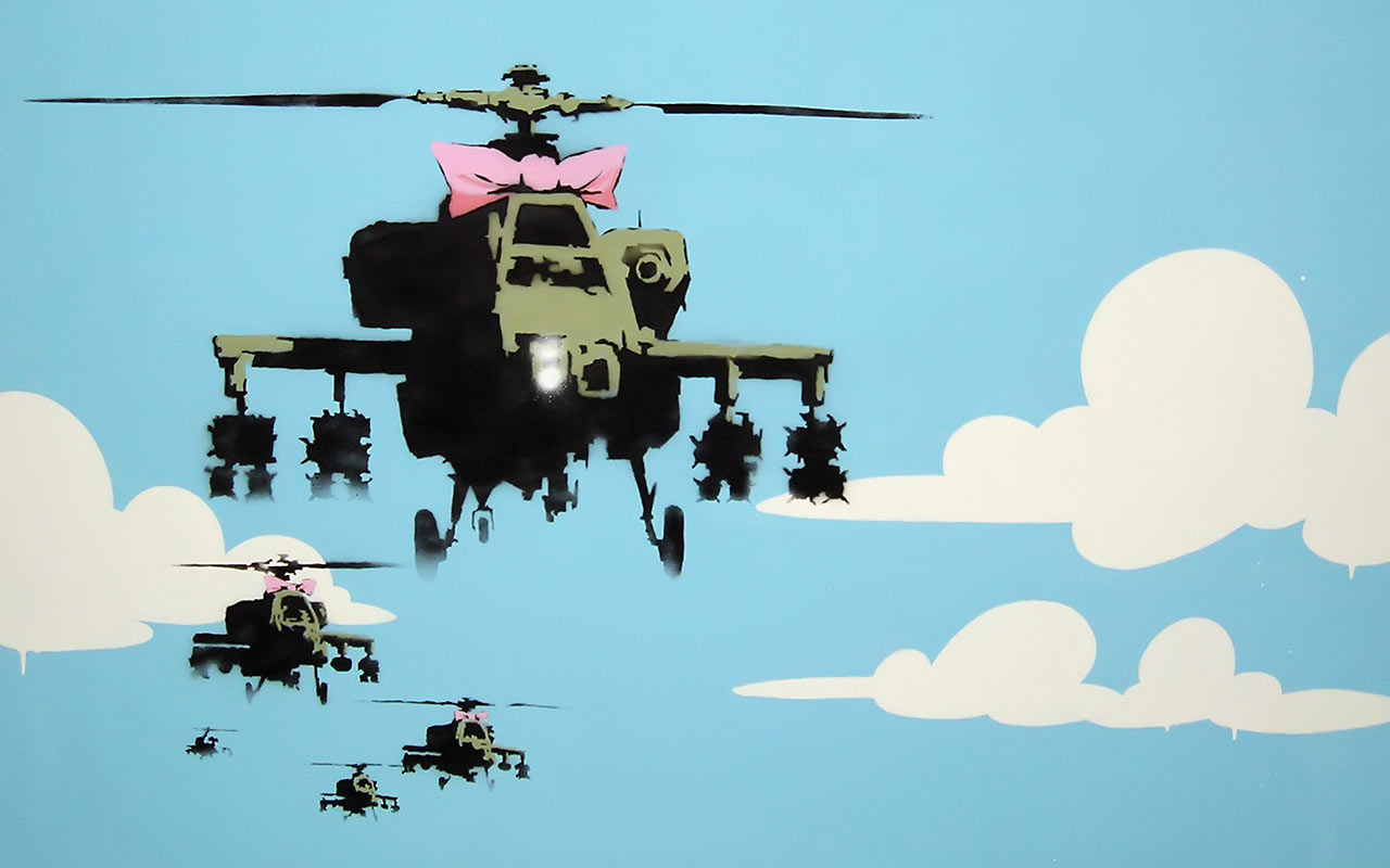 http://1.bp.blogspot.com/-1D_7CzI4m44/TbHiwHGBLJI/AAAAAAAAAB0/KxGNAPhAuwo/s1600/01-banksy-wallpaper-helicopters.jpg