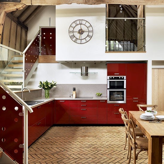 10 ý tưởng phối màu thiết kế nhà bếp theo phong cách sáng bóng