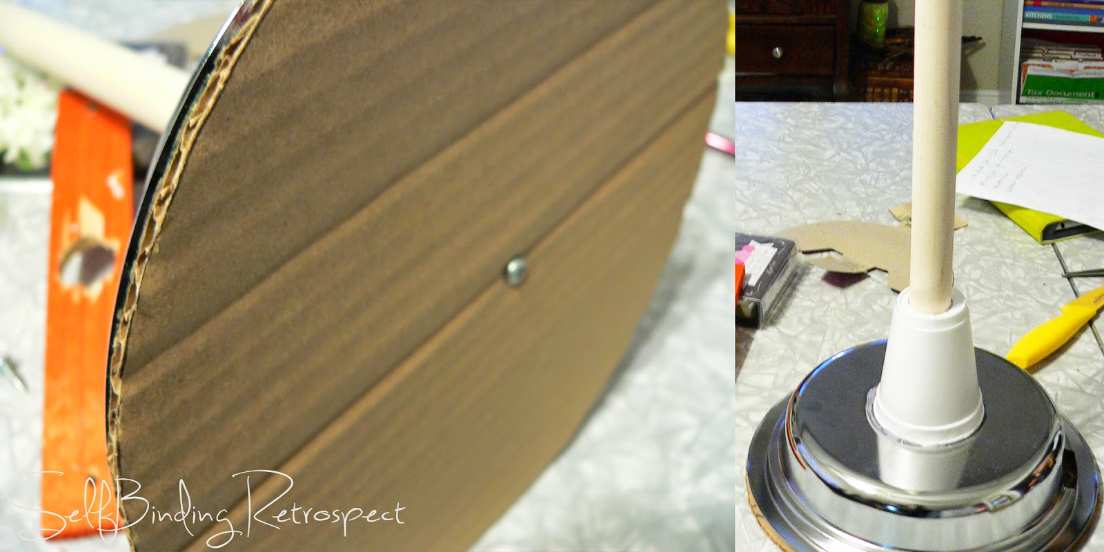 DIY Golden Lampstand Make It Monday Alanna Rusnak