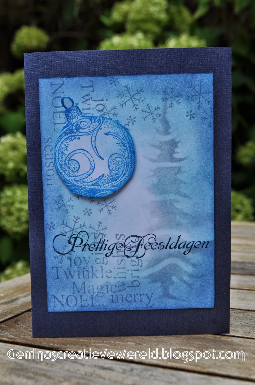 Gerrina's Creatieve Wereld: Kerstkaarten 1 / Christmascards 1