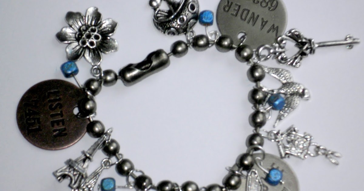 Here's my journey Ball Chain Charm Bracelet