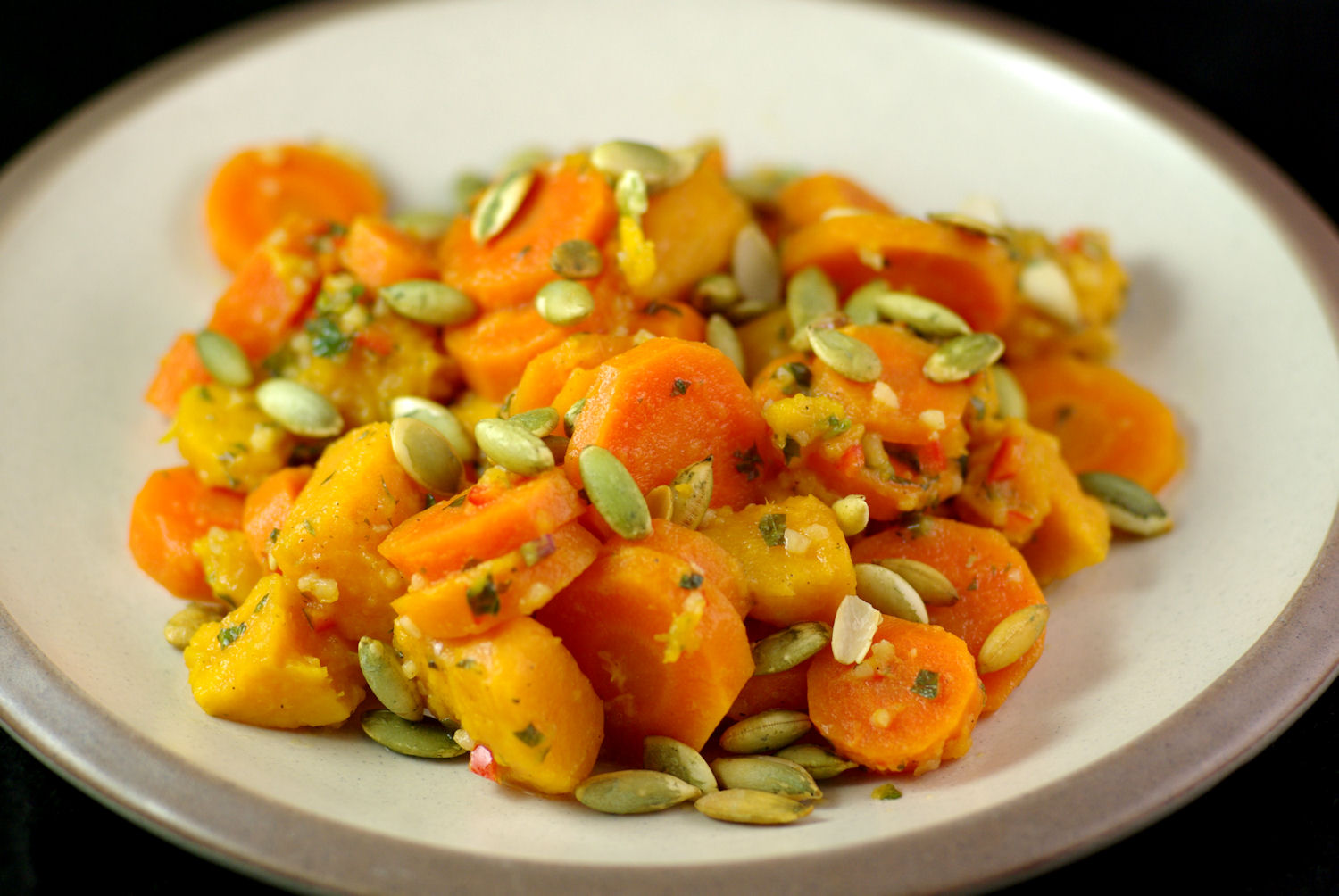 The Mango Duck Carrot and Sweet Potato Salad