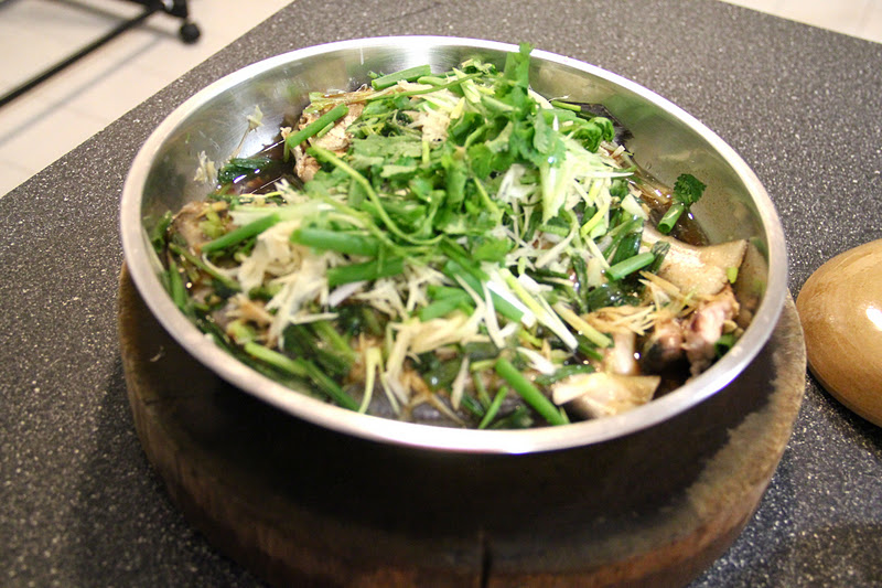 Tummy Thrills Steamed Fish with Sweet Soy Sauce